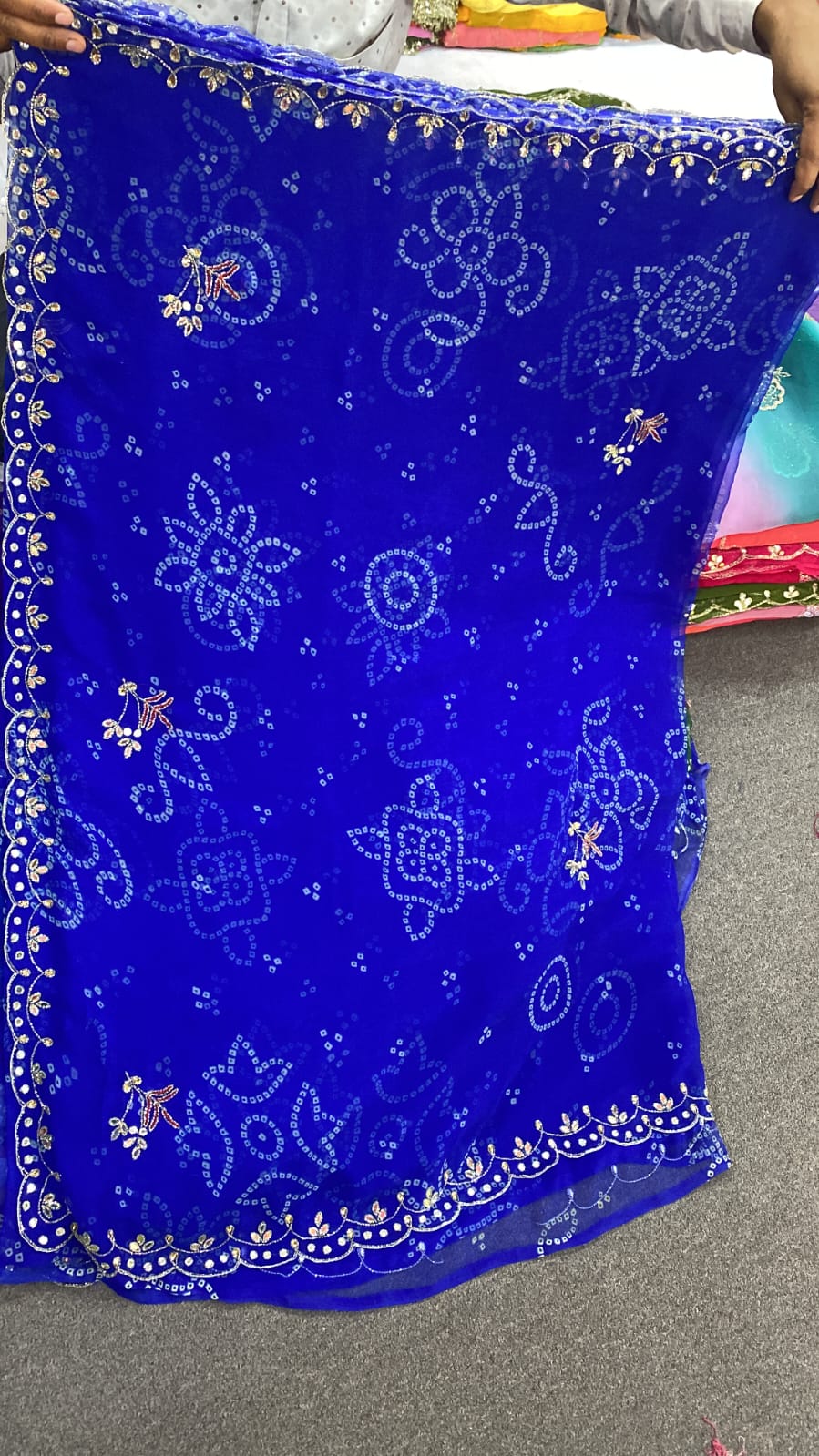 The Royal Blue Sequin Stunner detail
